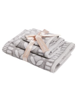 DAS HOME ΣΕΤ ΠΕΤΣΕΤΕΣ 3ΤΕΜΑΧΙΑ DAILY 0797 GREY