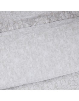 DAS HOME ΣΕΤ ΣΕΝΤΟΝΙΑ ΜΟΝΑ HAPPY 9678 TAUPE, WHITE