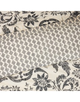 DAS HOME ΣΕΤ ΣΕΝΤΟΝΙΑ ΜΟΝΑ HAPPY 9677 BLACK, TAUPE