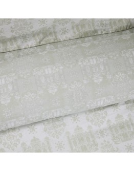 DAS HOME ΣΕΤ ΣΕΝΤΟΝΙΑ ΜΟΝΑ HAPPY 9673 TAUPE, WHITE