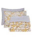 DAS HOME ΣΕΤ ΣΕΝΤΟΝΙΑ ΜΟΝΑ ΜΕ ΛΑΣΤΙΧΟ CASUAL 5432 OCHRE, WHITE