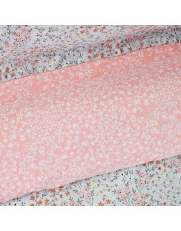 DAS HOME ΣΕΤ ΣΕΝΤΟΝΙΑ ΜΟΝΑ ΜΕ ΛΑΣΤΙΧΟ CASUAL 5428 MINT, ROSE