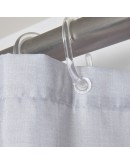 DAS HOME ΚΟΥΡΤΙΝΑ ΜΠΑΝΙΟΥ 240X180 0805 GREY