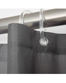 DAS HOME ΚΟΥΡΤΙΝΑ ΜΠΑΝΙΟΥ 240X180 0809 GRAPHITE