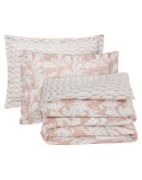 DAS HOME ΚΟΥΒΕΡΛΙ ΥΠΕΡΔΙΠΛΟ DAILY 3171 PINK, WHITE