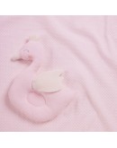 DAS BABY ΚΟΥΒΕΡΤΑ ΠΙΚΕ ΑΓΚΑΛΙΑΣ RELAX 4956 PINK, WHITE