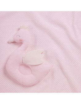 DAS BABY ΚΟΥΒΕΡΤΑ ΠΙΚΕ ΑΓΚΑΛΙΑΣ RELAX 4956 PINK, WHITE