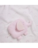 DAS BABY ΚΟΥΒΕΡΤΑ ΠΙΚΕ ΑΓΚΑΛΙΑΣ RELAX 4957 GREY, PINK, WHITE