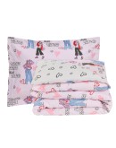 DAS KIDS ΣΕΤ ΣΕΝΤΟΝΙΑ ΜΟΝΑ 4940 GREY, PINK