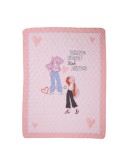 DAS KIDS ΚΟΥΒΕΡΛΙ ΜΟΝΟ 4940 GREY, PINK