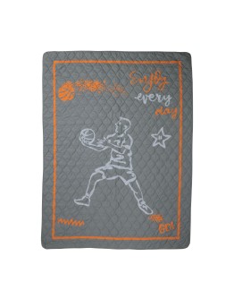 DAS KIDS ΚΟΥΒΕΡΛΙ ΜΟΝΟ 4941 GREY, ORANGE