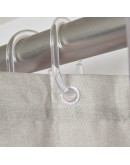 DAS HOME ΚΟΥΡΤΙΝΑ ΜΠΑΝΙΟΥ 200X180 0808 TAUPE