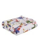 DAS KIDS ΚΟΥΒΕΡΛΙ ΜΟΝΟ 4927 BLUE, GREEN, WHITE