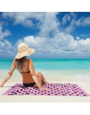 GREENWICH POLO CLUB ΠΕΤΣΕΤΑ ΘΑΛΑΣΣΗΣ 90Χ170 4072 BLACK, PINK