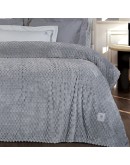 GREENWICH POLO CLUB ΚΟΥΒΕΡΤΑ FLEECE ΥΠΕΡΔΙΠΛH 3476 GREY