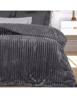 GREENWICH POLO CLUB ΚΟΥΒΕΡΤΑ FLEECE ΥΠΕΡΔΙΠΛH 3486 GREY