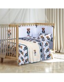 GREENWICH POLO CLUB ΚΟΥΒΕΡΤΑ VELOUR ΑΓΚΑΛΙΑΣ ESSENTIAL 8838 BLUE, IVORY