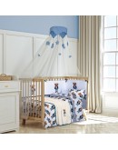 GREENWICH POLO CLUB ΚΟΥΒΕΡΤΑ VELOUR ΑΓΚΑΛΙΑΣ ESSENTIAL 8838 BLUE, IVORY