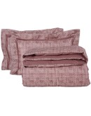 DAS HOME ΠΑΠΛΩΜΑΤΟΘΗΚΗ ΣΕΤ ΥΠΕΡΔΙΠΛΗ EXECUTIVE 1687 CREAM, DARK ROSE