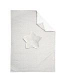 GREENWICH POLO CLUB ΚΟΥΒΕΡΤΑ FLEECE ΑΓΚΑΛΙΑΣ ESSENTIAL 8846 GREY, WHITE