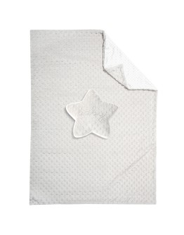 GREENWICH POLO CLUB ΚΟΥΒΕΡΤΑ FLEECE ΑΓΚΑΛΙΑΣ ESSENTIAL 8846 GREY, WHITE