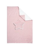 GREENWICH POLO CLUB ΚΟΥΒΕΡΤΑ FLEECE ΑΓΚΑΛΙΑΣ ESSENTIAL 8847 PINK, WHITE