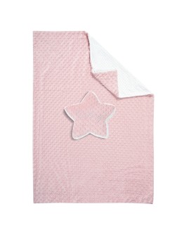 GREENWICH POLO CLUB ΚΟΥΒΕΡΤΑ FLEECE ΑΓΚΑΛΙΑΣ ESSENTIAL 8847 PINK, WHITE