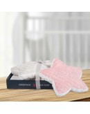 GREENWICH POLO CLUB ΚΟΥΒΕΡΤΑ FLEECE ΑΓΚΑΛΙΑΣ ESSENTIAL 8847 PINK, WHITE