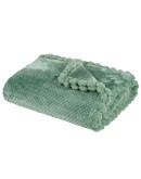 DAS HOME ΚΟΥΒΕΡΤΑ FLEECE 130Χ170 1184 DARK MINT
