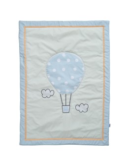 DAS BABY ΚΟΥΒΕΡΛΙ FUN 4880 ΓΑΛΑΖΙΟ, ΚΙΤΡΙΝΟ, ΜΕΝΤΑ