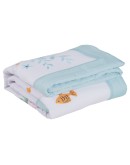 DAS BABY ΚΟΥΒΕΡΛΙ FUN 4876 ΛΙΛΑ, ΜΕΝΤΑ, ΡΟΖ