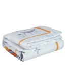 DAS BABY ΚΟΥΒΕΡΛΙ FUN 4877 ΓΚΡΙ, ΚΙΤΡΙΝΟ, ΜΠΛΕ