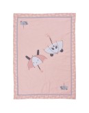 DAS BABY ΚΟΥΒΕΡΛΙ ΚΟΥΝΙΑΣ FUN 4878 ΓΚΡΙ, ΛΕΥΚΟ, ΡΟΖ