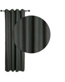 DAS HOME ΚΟΥΡΤΙΝΑ ΜΕ ΚΡΙΚΟΥΣ 140Χ270 2261 ΓΚΡΙ ΣΚΟΥΡΟ