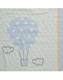 DAS KIDS ΚΟΥΒΕΡΛΙ ΜΟΝΟ 4880 ΓΑΛΑΖΙΟ, ΚΙΤΡΙΝΟ, ΜΕΝΤΑ