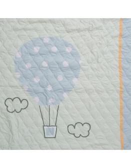 DAS KIDS ΚΟΥΒΕΡΛΙ ΜΟΝΟ 4880 ΓΑΛΑΖΙΟ, ΚΙΤΡΙΝΟ, ΜΕΝΤΑ