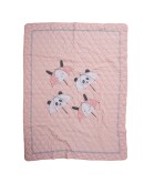 DAS KIDS ΚΟΥΒΕΡΛΙ ΜΟΝΟ 4878 ΓΚΡΙ, ΛΕΥΚΟ, ΡΟΖ