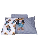 GREENWICH POLO CLUB ΣΕΤ ΣΕΝΤΟΝΙΑ ΜΟΝΑ 8838 ΛΕΥΚΟ, ΜΑΥΡΟ, ΜΠΛΕ