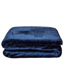 GREENWICH POLO CLUB ΚΟΥΒΕΡΤΑ VELOUR ΥΠΕΡΔΙΠΛH ESSENTIAL 3439 ΜΠΛΕ