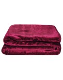 GREENWICH POLO CLUB ΚΟΥΒΕΡΤΑ VELOUR ΥΠΕΡΔΙΠΛH ESSENTIAL 3438 ΜΠΟΡΝΤΩ