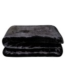 GREENWICH POLO CLUB ΚΟΥΒΕΡΤΑ VELOUR ΜΟΝΗ ESSENTIAL 3440 ΜΑΥΡΟ