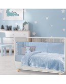 DAS BABY ΚΟΥΒΕΡΤΑ VELOUR ΑΓΚΑΛΙΑΣ RELAX 1344 ΓΑΛΑΖΙΟ