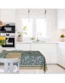 DAS HOME ΤΡΑΠΕΖΟΜΑΝΤΗΛΟ 140Χ220 0723 ΜΠΕΖ, ΜΠΛΕ