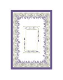 DAS HOME ΤΡΑΠΕΖΟΜΑΝΤΗΛΟ 140Χ180 0722 ΛΕΥΚΟ, ΜΩΒ, ΠΡΑΣΙΝΟ