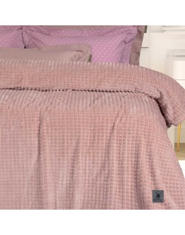 GREENWICH POLO CLUB ΚΟΥΒΕΡΤΑ FLEECE ΥΠΕΡΔΙΠΛH 3449 NUDE