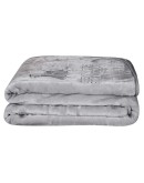 GREENWICH POLO CLUB ΚΟΥΒΕΡΤΑ VELOUR ΥΠΕΡΔΙΠΛH ESSENTIAL 3442 LIGHT GREY