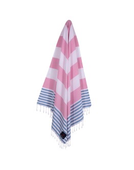 GREENWICH POLO CLUB PAREO JACQUARD 80Χ180 3814 PINK