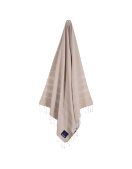 GREENWICH POLO CLUB PAREO JACQUARD 80Χ180 3808 BEIGE