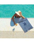 GREENWICH POLO CLUB PAREO FOUTA 90Χ170 3795 BLUE