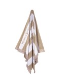 GREENWICH POLO CLUB ΠΕΤΣΕΤΑ ΘΑΛΑΣΣΗΣ 90Χ170 3729 TAUPE, WHITE
